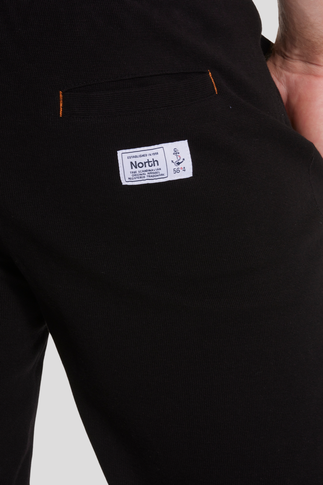 North 56°4 Black Jersey Shorts