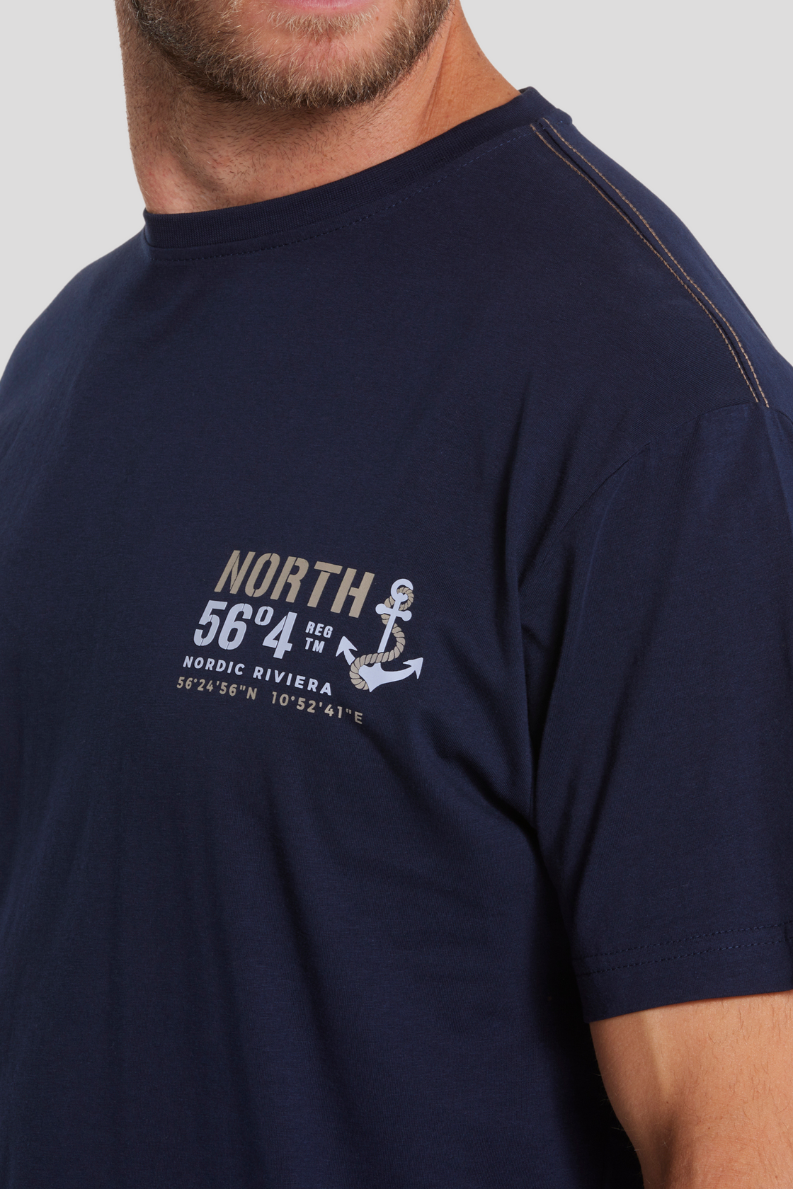 North  56°4 Navy Tee