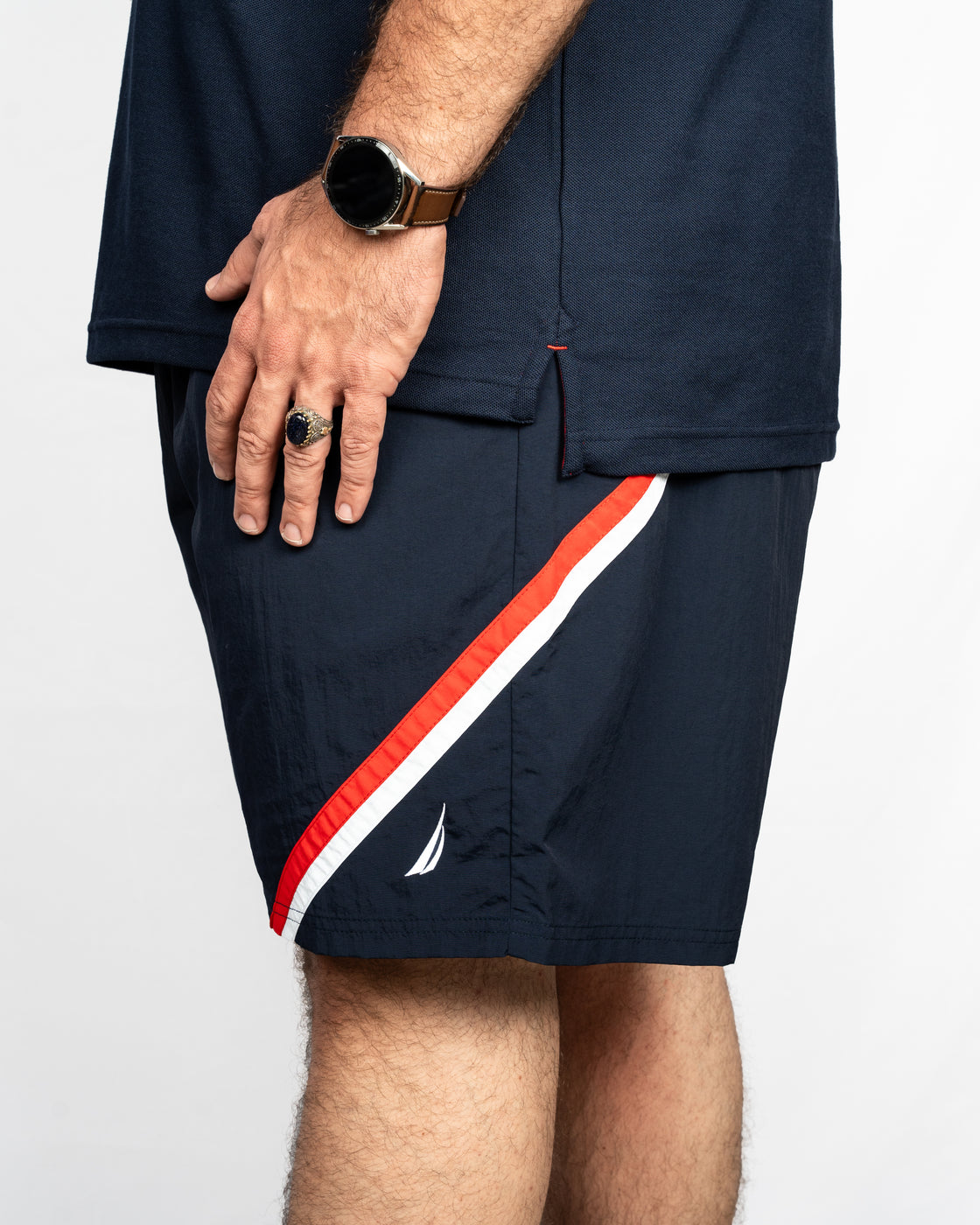 Nautica Swim Shorts with Contrast Taping