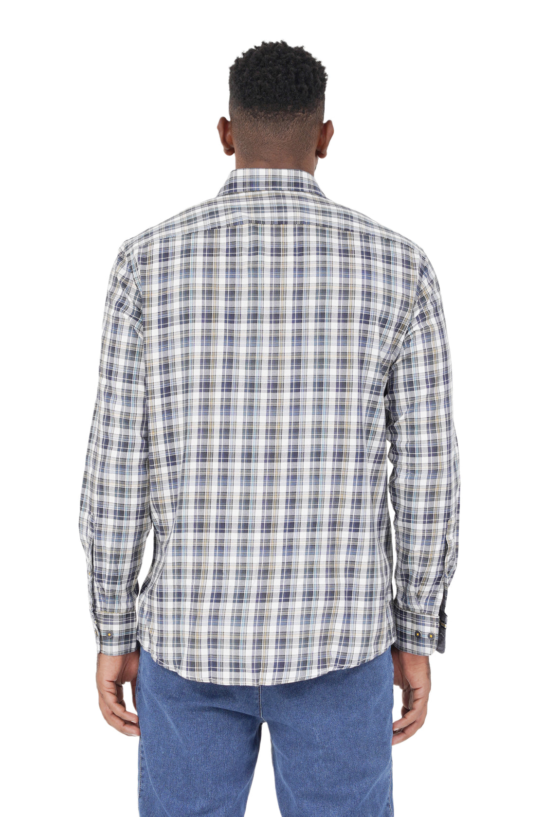 Casa Moda Checkered Pattern Shirt