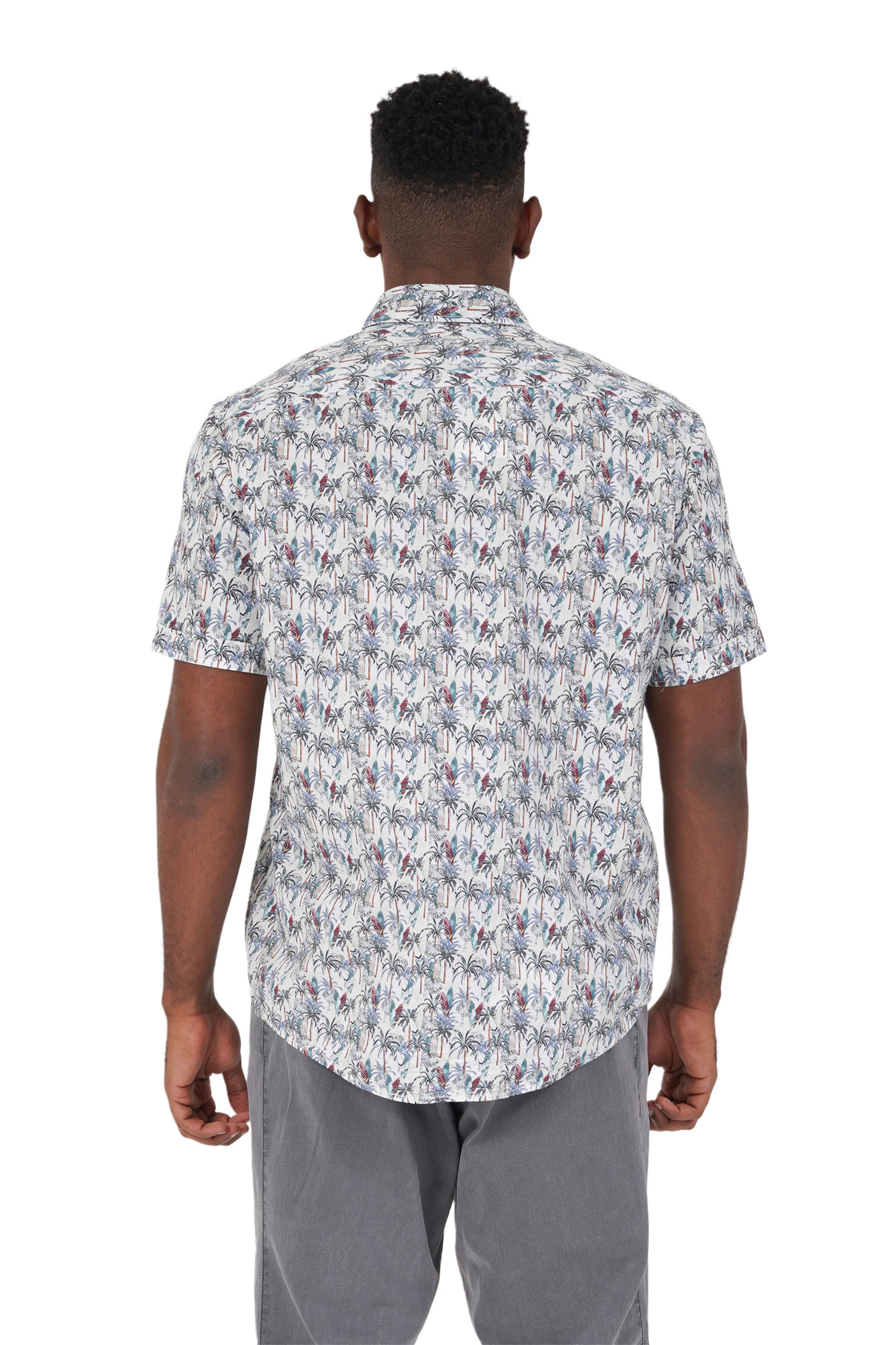 Casa Moda Tropical Print Casual Shirt
