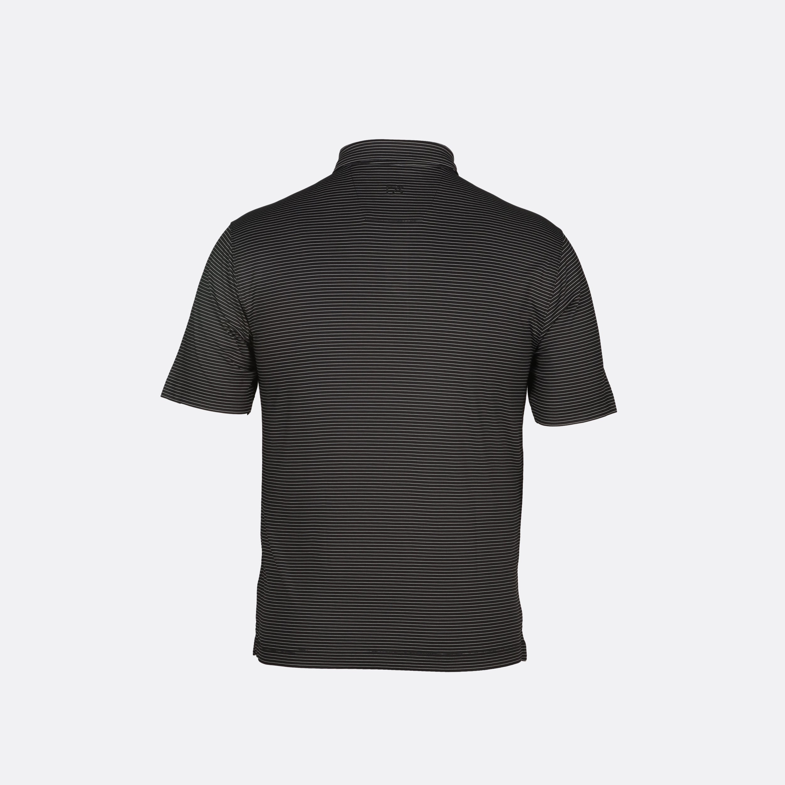 Pittsburgh Pirates Cutter & Buck Big & Tall Forge Pencil Stripe Polo - Black