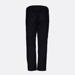 Black Luigi Morini Cotton Pant Back