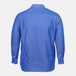 Bright Blue Contrast Milano Italy Shirt back