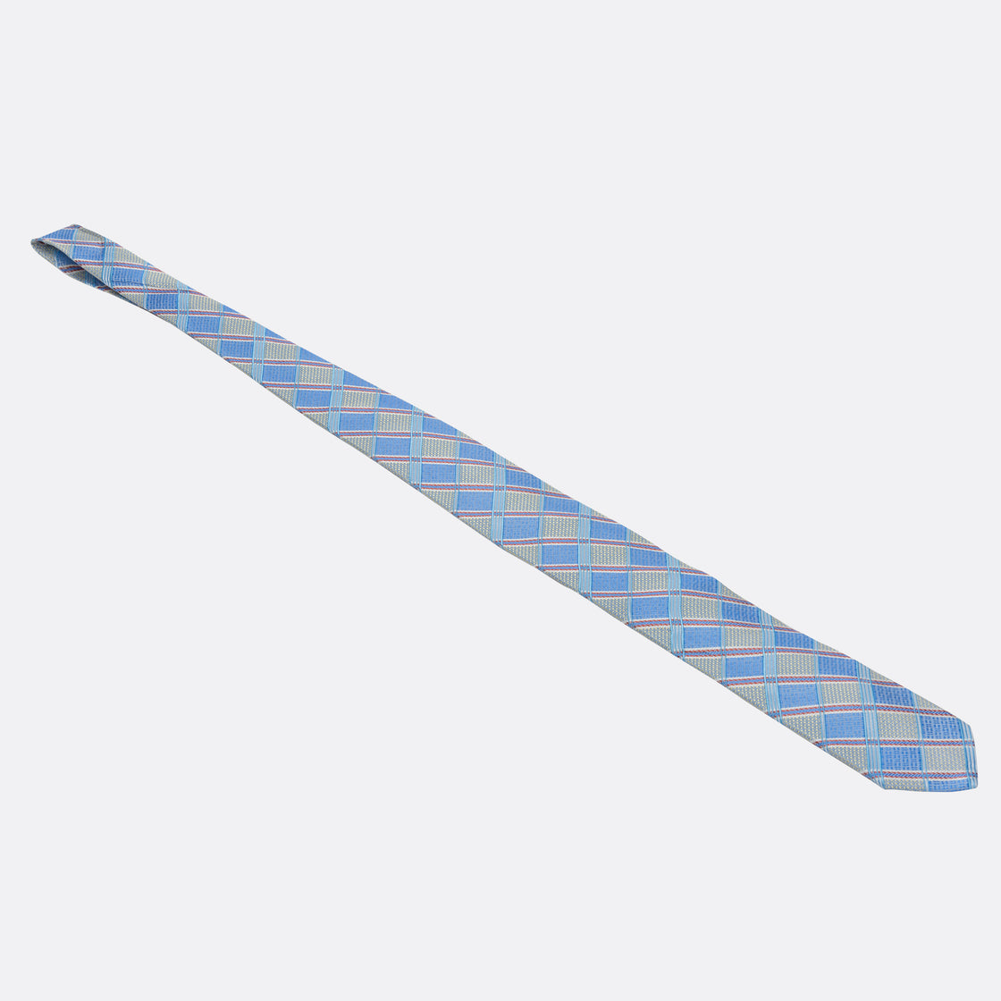 XMI Platinum Checkered Tie
